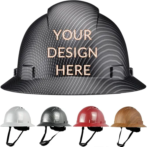 Vista 11 de Custom Hard Hat with Suspension, Construction Adjustable Ratchet Hard Hats,Personalise Hard Hat,Add Your/Logo/Text/Photo
