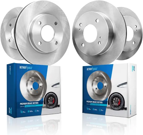 Vista 48 de Detroit Axle - 4WD - Rotores de disco delantero de 13.031 in de repuesto para Ford Excursion F-250 F-350 Super Duty 1999-2004 - Juego de 3 piezas