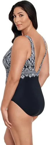 Vista 4 de Longitude Traje de baño de una pieza con cuello alto y espalda alta para mujer