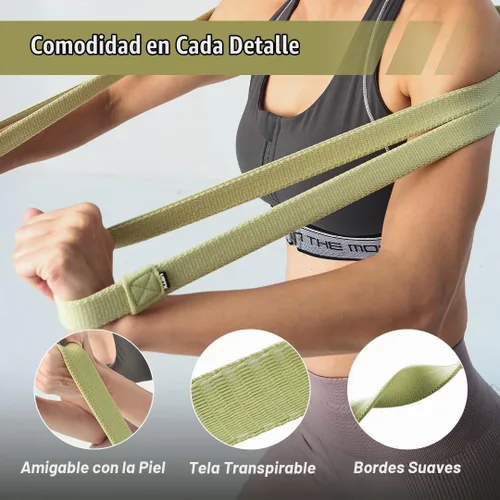 Vista 3 de VRTX Fabric Resistance Band Set for Strength Training and Home Workout