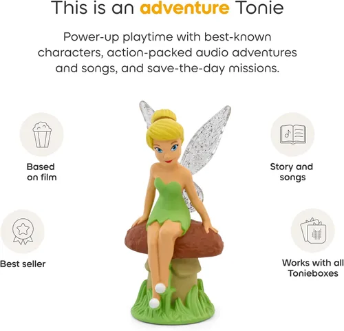 Vista 4 de Tonies Figura de juguete de audio Tinker Bell de Disney