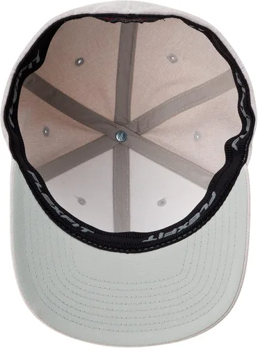 Vista 5 de Hurley Gorra de béisbol One & Only Corp Flexfit Perma Curve Bill para hombre, Gris (Cool Grey)