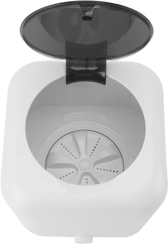Vista 6 de ANGGREK Mini lavadora compacta, 10W 2000mAh Mini lavadora para el hogar (blanco)