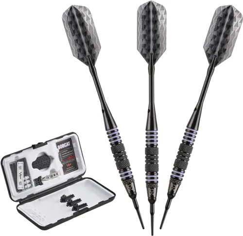 Vista 8 de Viper by GLD Products Bobcat Adjustable Weight Soft Tip Darts with Storage/Travel Case