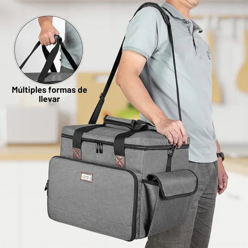 Vista 7 de CURMIO Bolsa de transporte compatible con máquina de cóctel profesional Bartesian