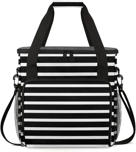 Vista 12 de Bolsa de viaje para cafetera de pintura abstracta para Keurig K-Mini/K-Mini Plus con aislamiento impermeable con bolsillos para cafetera portátil