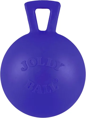 Vista 8 de Jolly Pets Tug-n-Toss - Pelota de juguete resistente para perros con asa, 3 pulgadas/mini, azul, Modelo: 403 BL Mini 3 inch jolly ball with