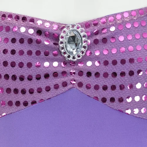 Vista 5 de Avady Vestido de sirena para niñas, disfraz de sirena de princesa, disfraz de Halloween para cosplay