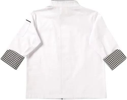 Vista 7 de Aeromax Junior Chef - Disfraz de cocina color blanco grande