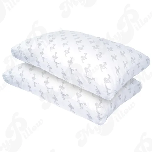 Vista 6 de MyPillow Ropa de Cama Almohadas de Cama para Dormir Tamaño Queen, Juego de 2, con Refuerzo para Personas que Duermen Boca Arriba, Boca Abajo
