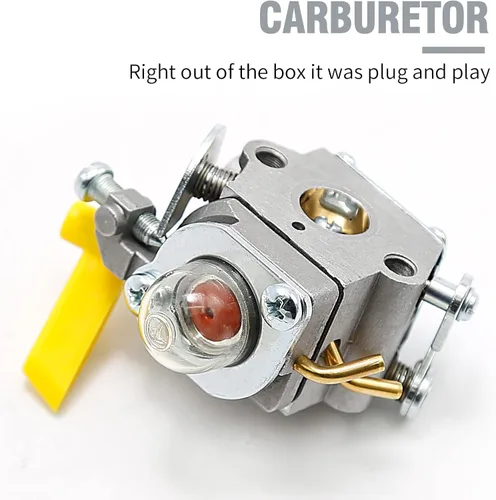 Vista 5 de Carburador con kit de afinación de repuesto para Ryobi RY09050 RY09051 RY13010 RY13015 RY13050A RY28060 RY34000 RY34420 RY34440 RY64400 Reemplaza