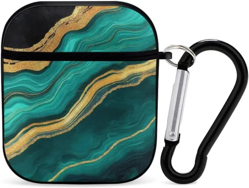 Vista 21 de Funda para Apple AirPod 2 y 1 TPU suave compatible con AirPod 2 y 7 con diseño de bandera estadounidense Pattern1081