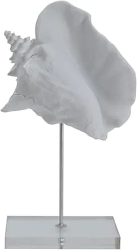 Vista 6 de Elements Figura decorativa blanca trenzada de nudo de cuerda, decoración costera moderna