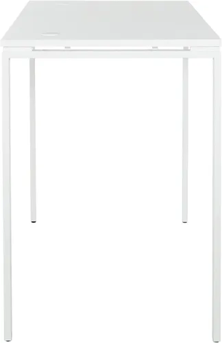 Vista 4 de OSP Home Furnishings Prado - Escritorio para oficina en casa, 60 pulgadas de ancho x 42 pulgadas de alto, color blanco