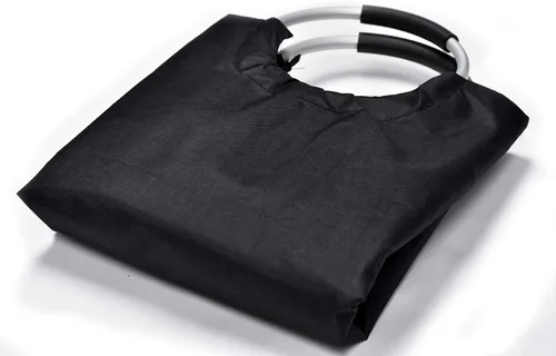 Vista 4 de Handy Laundry Bolsa con asas – 60L – Cesta plegable de tela para lavandería – Cesta de lavandería para dormitorio – Impermeable – Plegable