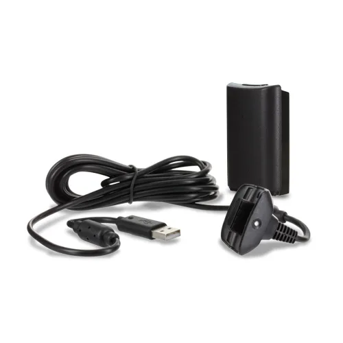 Vista 3 de Tomee Stay N Play Controller Charge Kit for Xbox 360 (Black)