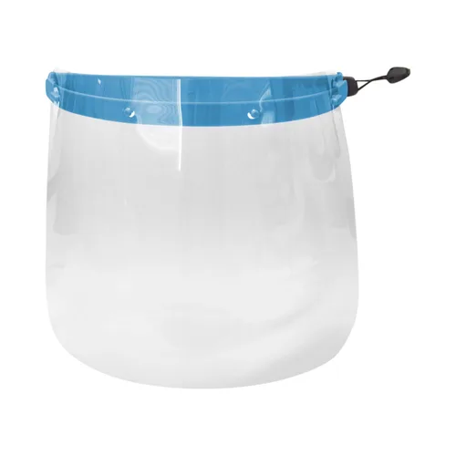 Vista 6 de Protector facial transparente multicolor con diadema ajustable (10 protectores con 1 marco) (negro)