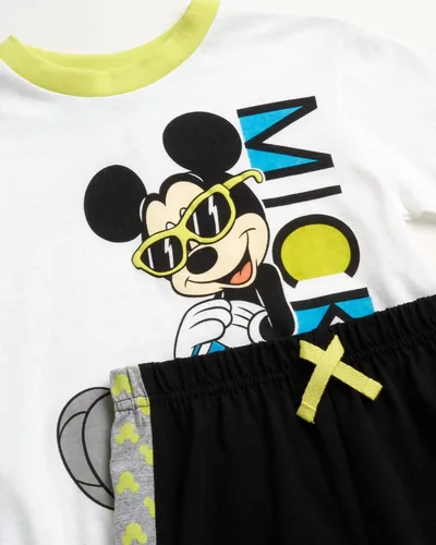 Vista 26 de Disney Conjunto de 2 piezas de camiseta y pantalones cortos de manga corta de Mickey Mouse Lightning McQueen Toy Story (12M-24M)