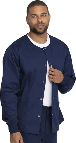 Vista 7 de Dickies Genuine Industrial Strength Men Women Warm Up Scrubs Jacket GD300
