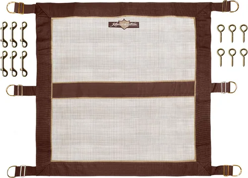 Vista 8 de Kensington - Protector de puerta para caballos, diseñado para mantener a los caballos de forma segura con estilo, correas ajustables y accesorios