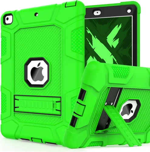 Vista 14 de Fundas para iPad de 6ª Generación, Funda de 5ª Generación, Air 2 de 9.7 Pulgadas a Prueba de Golpes, Resistente, Funda Protectora con Pata