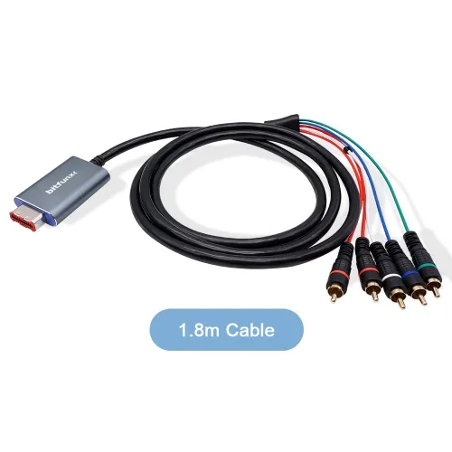 Vista 6 de Cable de componente para video componente Gamecube 5RCA YPbPr para Nintendo Gamecube NGC salida AV digital