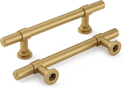 Vista 12 de Goldenwarm Paquete de 25 Tiradores Negros para Gabinetes de 3 Pulgadas Manijas para Gabinetes de Cocina Negras Manijas de Cajón Negras Tiradores