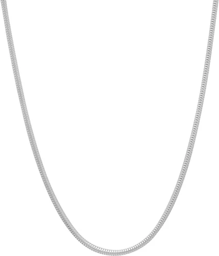 Vista 3 de 2mm-2mm Solid .925 Sterling Silver Round Snake Chain Necklace or Bracelet