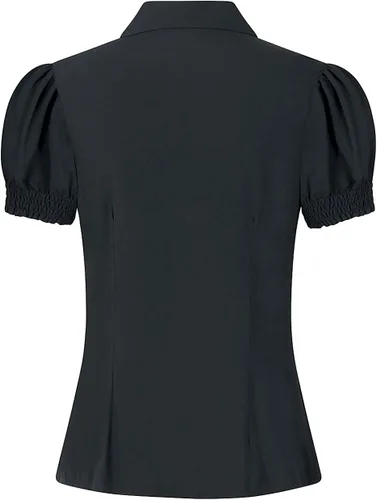 Vista 2 de Hell Bunny Samara Sun Moon Ouija Board Gothic Wicca Witchcraft Blusa Top, Negro