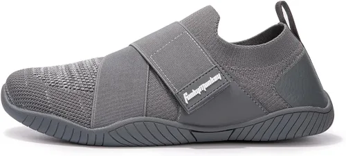 Vista 4 de FUNKYMONKEY Zapatos deportivos acuáticos para hombre, de secado rápido, sin cordones, adecuados para uso casual, caminar, fitness, vadear y otras