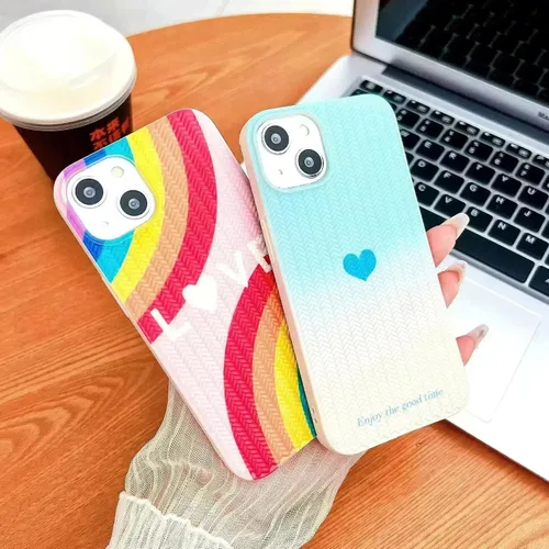 Vista 3 de Funda compatible con iPhone 12 Pro Max con forma de corazón para mujeres y niñas, diseño femenino estético, delgada, a prueba de golpes, de Nube