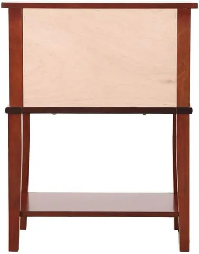 Vista 6 de Glory Furniture Mesita de noche Newton con 2 cajones en color cereza