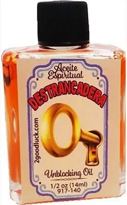 Vista 2 de Desbloqueo, Aceite Espiritual con 1 Perfume Dram Set para Magia y Rituales. Aceite Espiritual Destrancadera para Rituales Y Magia.