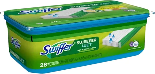 Vista 2 de Swiffer 82717 - Recambios de trapeador húmedo de vainilla y lavanda, 28