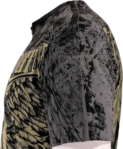Vista 8 de Xtreme Couture by Affliction Camiseta para hombre, diseño gráfico Gris oscuro (leyenda)