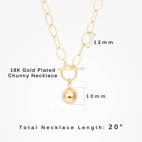 Vista 3 de Aobei Pearl Collar chapado en oro de 18 quilates con dije de cruz de corazón, corazón, estrella, león, mal de ojo, amor, medallón, clip de papel