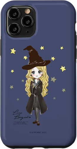 Vista 29 de Funda para iPhone 16 Harry Potter Luna Lovegood con cita y estrellas