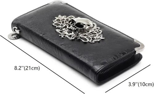 Vista 4 de ZENTEII - Cartera de piel sintética para mujer