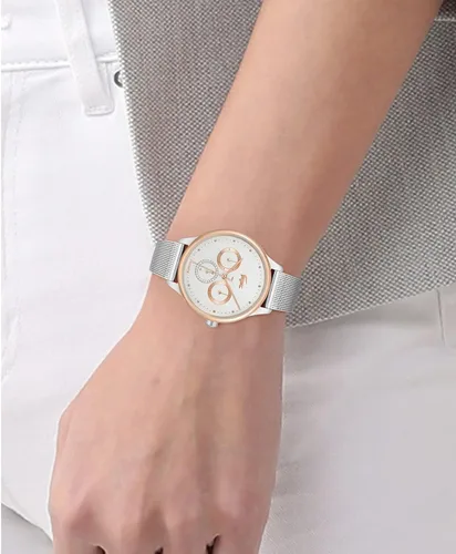 Vista 4 de Lacoste Reloj de cuarzo Birdie para mujer Plateado Reloj de cuarzo