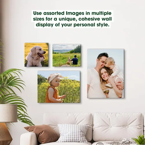 Vista 6 de BuildASign Impresiones en lienzo personalizadas con tus fotos, arte de pared personalizado de imagen a lienzo, perfecto para decoración del hogar
