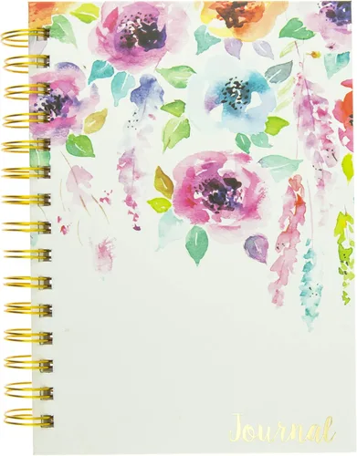 Vista 26 de Graphique Beetles - Diario en espiral de tapa dura, 160 páginas rayadas, cuaderno de tapa dura, diario, listas, registro de mes y fecha, papel