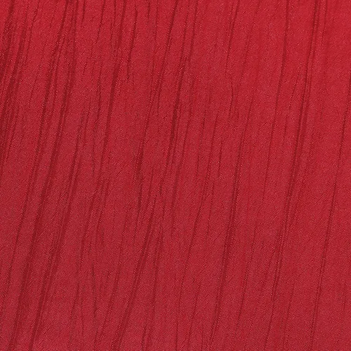 Vista 2 de Ultimate Textile Delano Crinkle - Mantel rectangular de tafetán (48 x 72 pulgadas), color rojo