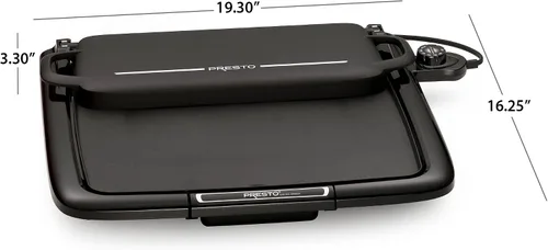 Vista 8 de Presto 07023 XL Cool-Touch Plancha eléctrica y calentador Plus