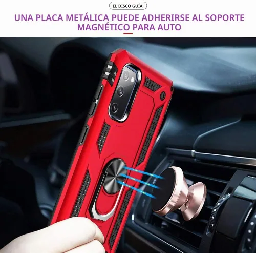 Vista 7 de Funda compatible con Samsung Galaxy S20 FE con protector de pantalla HD, grado militar, prueba de caídas de 16 pies, anillo, a prueba de golpes