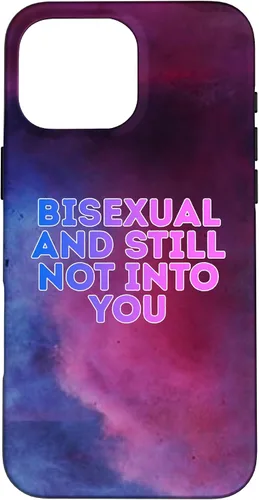 Vista 15 de Bisexual and Still Not Into You Bi Flag Pride Equality Humor Case for iPhone 17