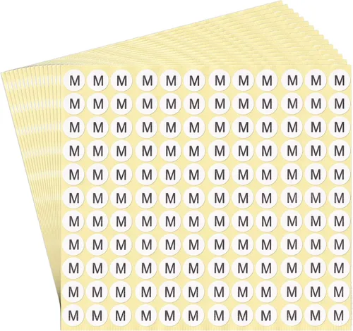 Vista 26 de dealzEpic - Etiquetas adhesivas de papel en blanco writable - 13x38mm