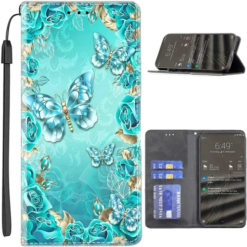 Vista 138 de jioeuinly ATT Motivate 2 - Funda compatible con ATT Motivate 2, funda con soporte abatible y cierre magnético DJS
