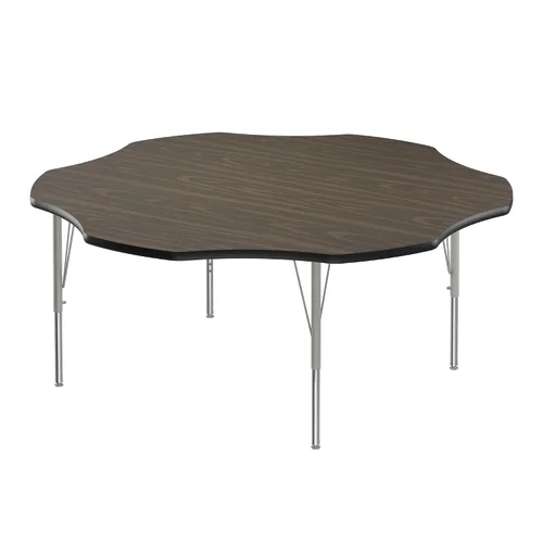 Vista 46 de Correll - Mesa de actividades rectangular Econoline de 30 x 60 pulgadas, parte superior de melamina de granito gris, altura ajustable