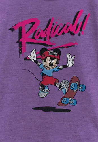 Vista 2 de Disney Characters Rad Mickey - Camiseta de cuello redondo para niña