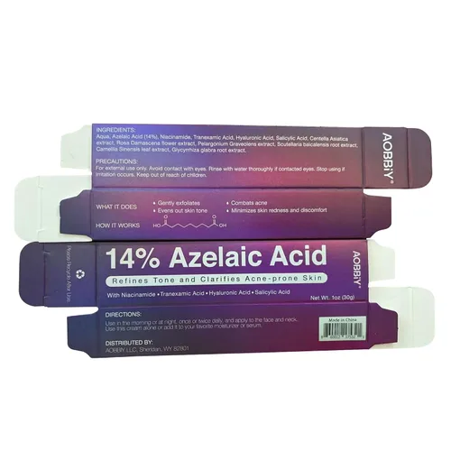 Vista 9 de AOBBIY Crema de Ácido Azelaico para la Cara: Crema Facial de Ácido Azelaico para Calmar el Enrojecimiento, Tono Desigual, Piel Proclive a Granos
